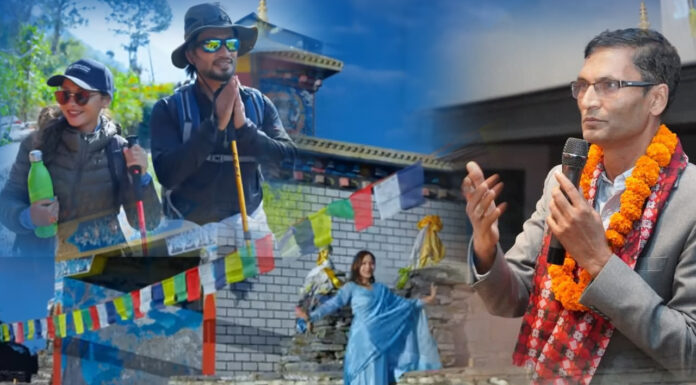 हिमालयन सोसिएल जर्नीका अध्यक्ष एवं पर्यटन व्यवसायी रामप्रसाद सापकोटाको घुमौं रुविभ्याली म्यूजिक भिडियो सार्वजनिक